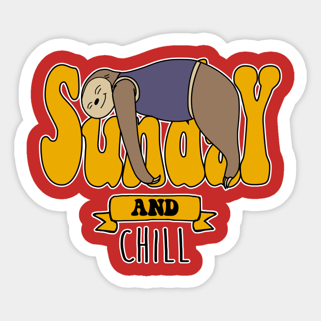 Sunday and chill Sticker by LegendaryPhoenix